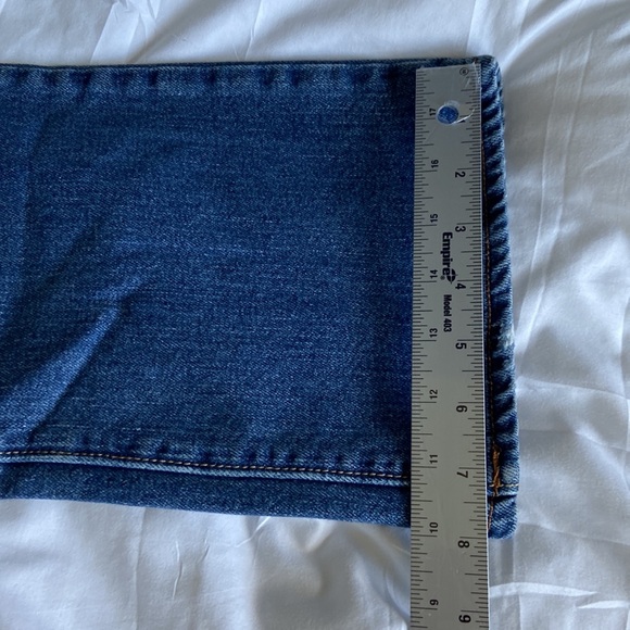 American Eagle Low Rise Slim Bootcut SZ 8 Long Stretch Dark Wash, 2010 Cool EUC - Picture 14 of 14
